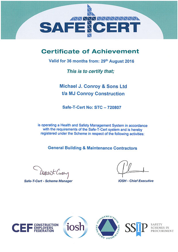 Safe Cert 2016