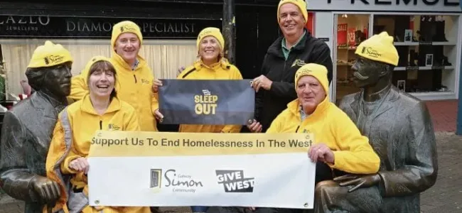 Galway Simon – sleepout for homelessness