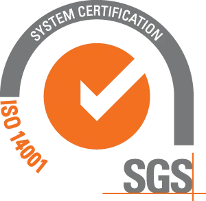SGS ISO 14001 System Certification logo